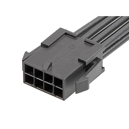 Molex Push-In Wire Connector, 18 AWG Max, Black, Nylon Insulation, 300 V, 8.5 A 2147582083